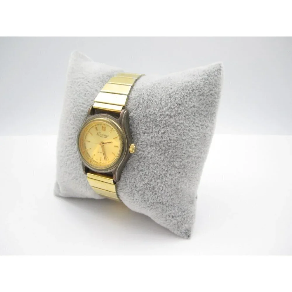 Vtg Women Regalle Swiss Quartz WR Analog‎ 24mm Round Watch (H781) 